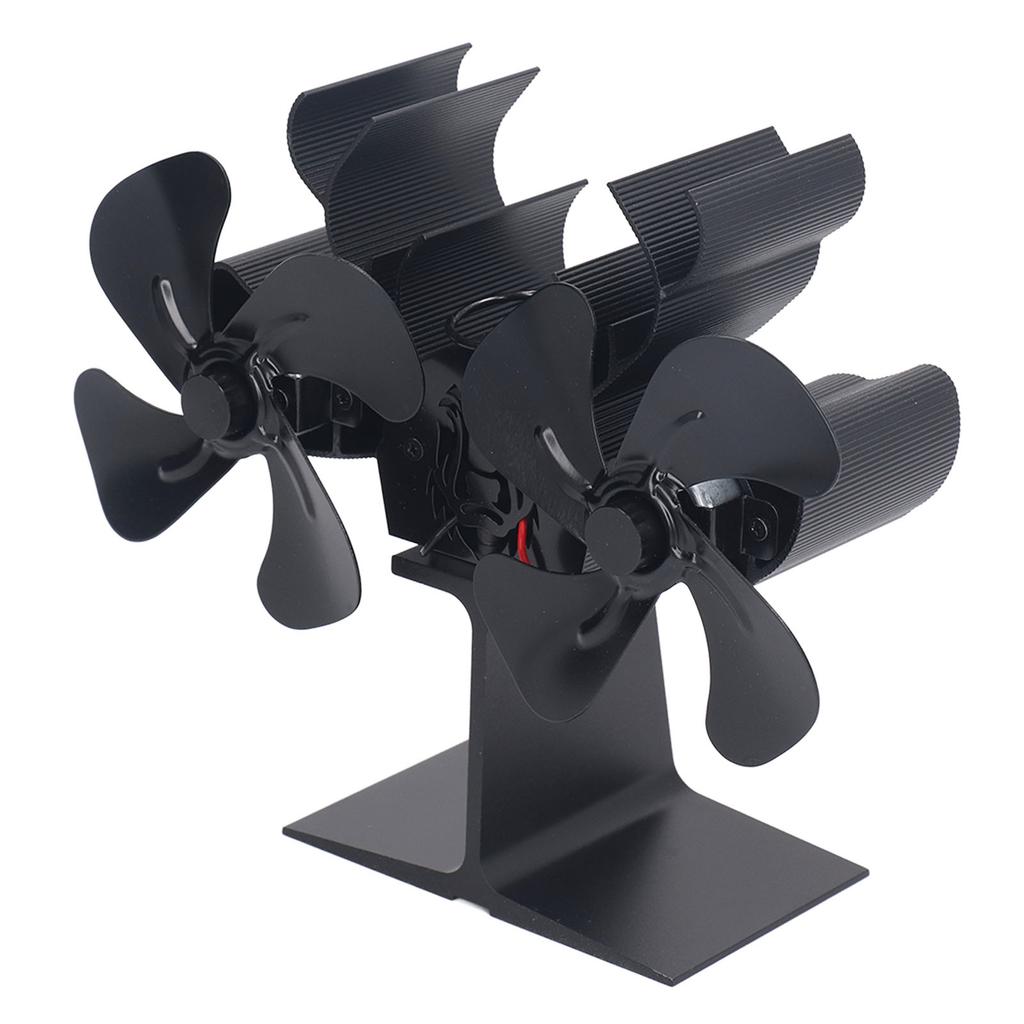 Wood Stove Fan Heat Powered 8 Blades Stove Fan Self Starting Wood Burning Stove Fireplace Fan