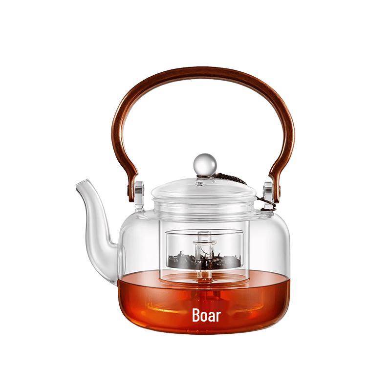 Bear High Borosilicate Glass Teapot