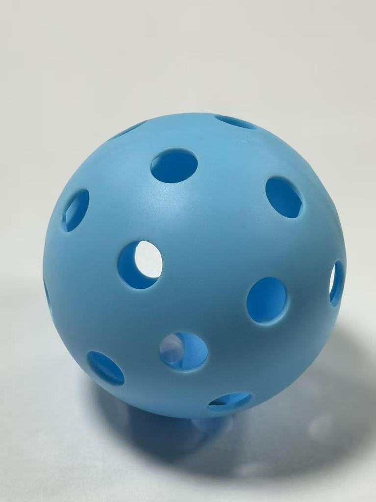 Pickleball TPE Injection Molded Ball - 40-Hole Outdoor, 26-Hole Indoor, PE Rotomolded, Foamed Design