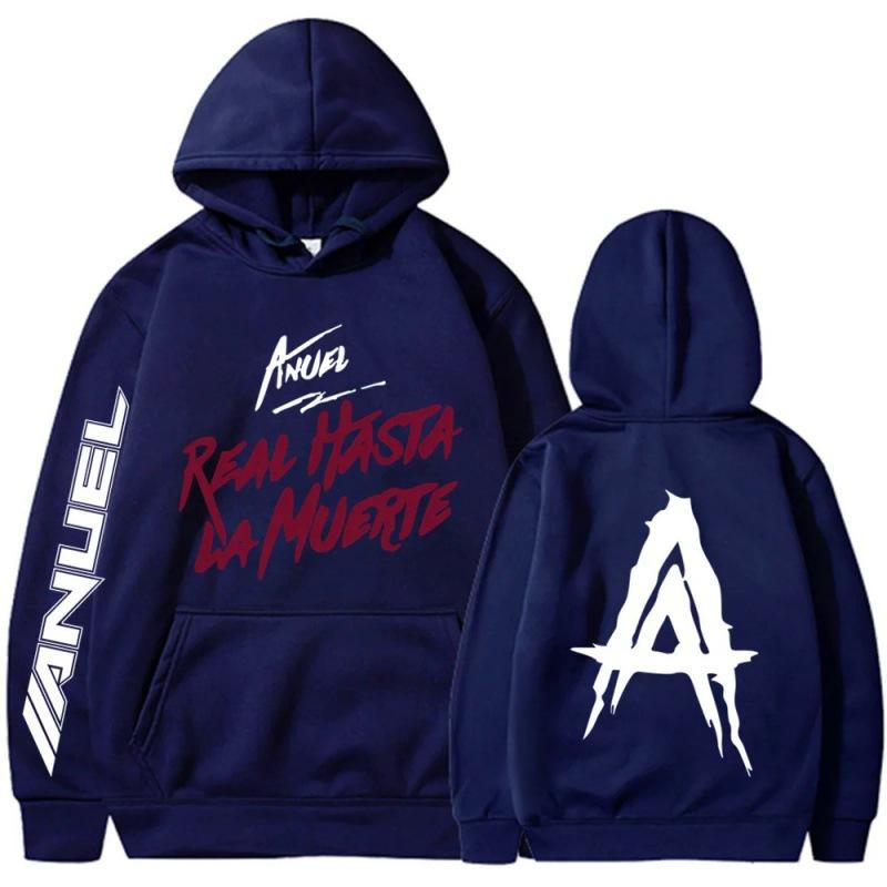 New Anuel AA Printed Hoodies Sweatshirt