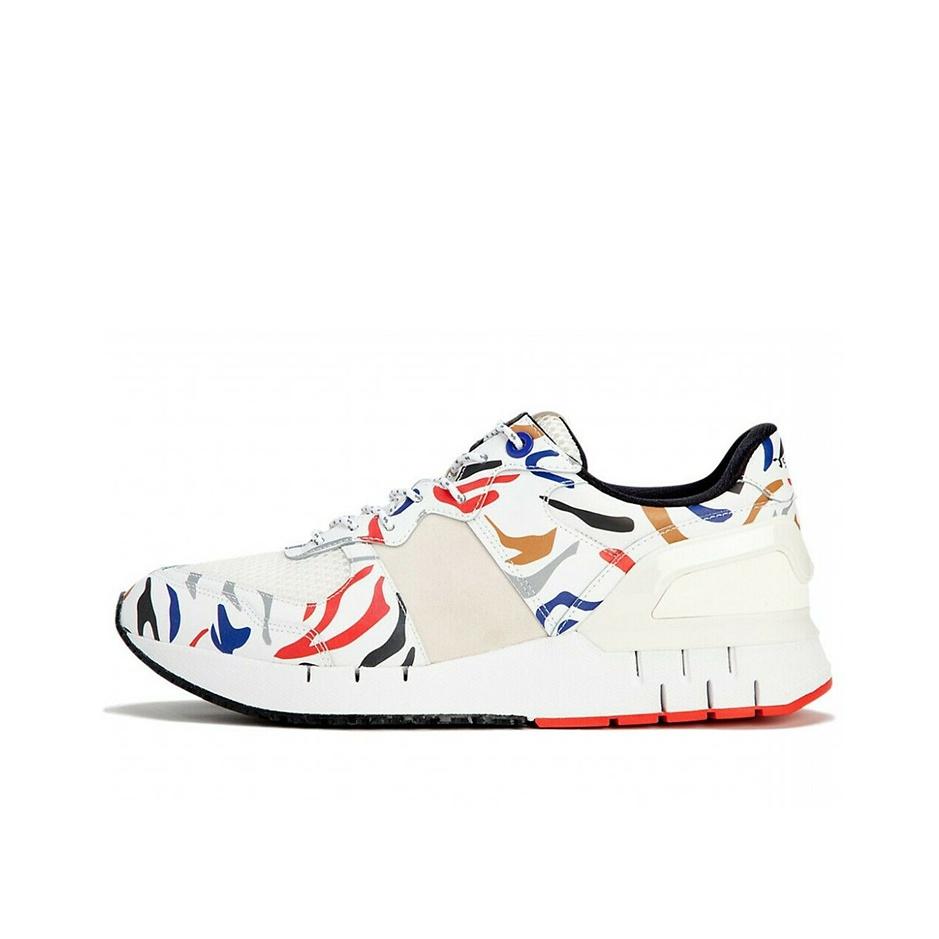 Onitsuka Tiger Rebilac Shock Absorbing Durable Non-Slip Low-Top Sneakers Men sneakers White Red Blue 1183B860-100