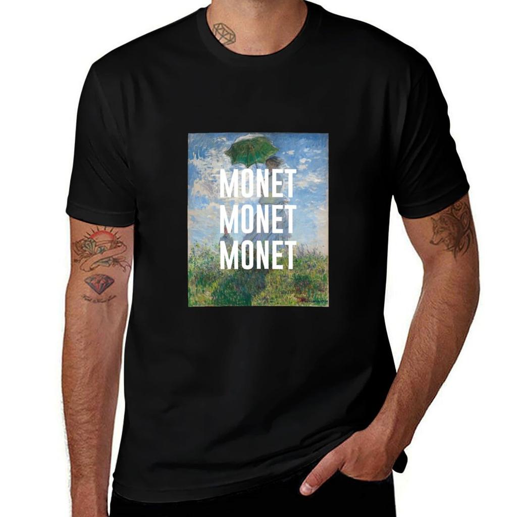 Monet Monet Monet TShirt Graphic Print Short Sleeve TShirt