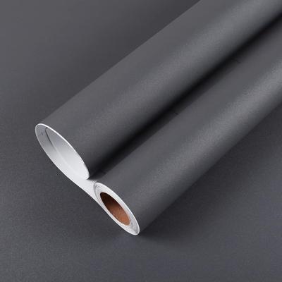 1/3/5m Matná tapeta Bílá/Šedá/Černá Vinylová Samolepicí pro Zeď Police Podložka Stůl Dveře Obývací pokoj Kontaktní papír Nástěnná dekorace