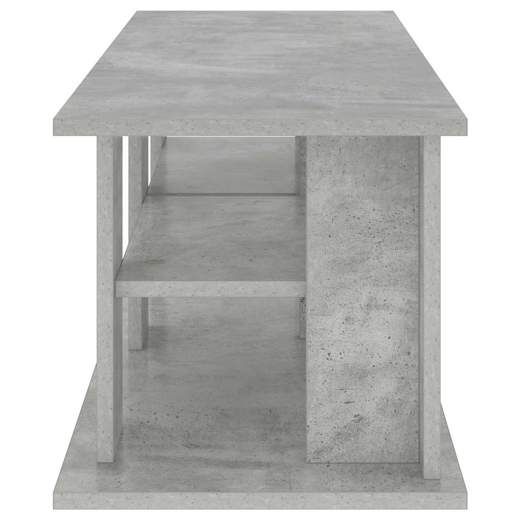 TV Stand Concrete Gray 96 X 35 X 33.5 Cm