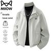 MaoRen Men's Breathable Stand-Collar Casual Jacket