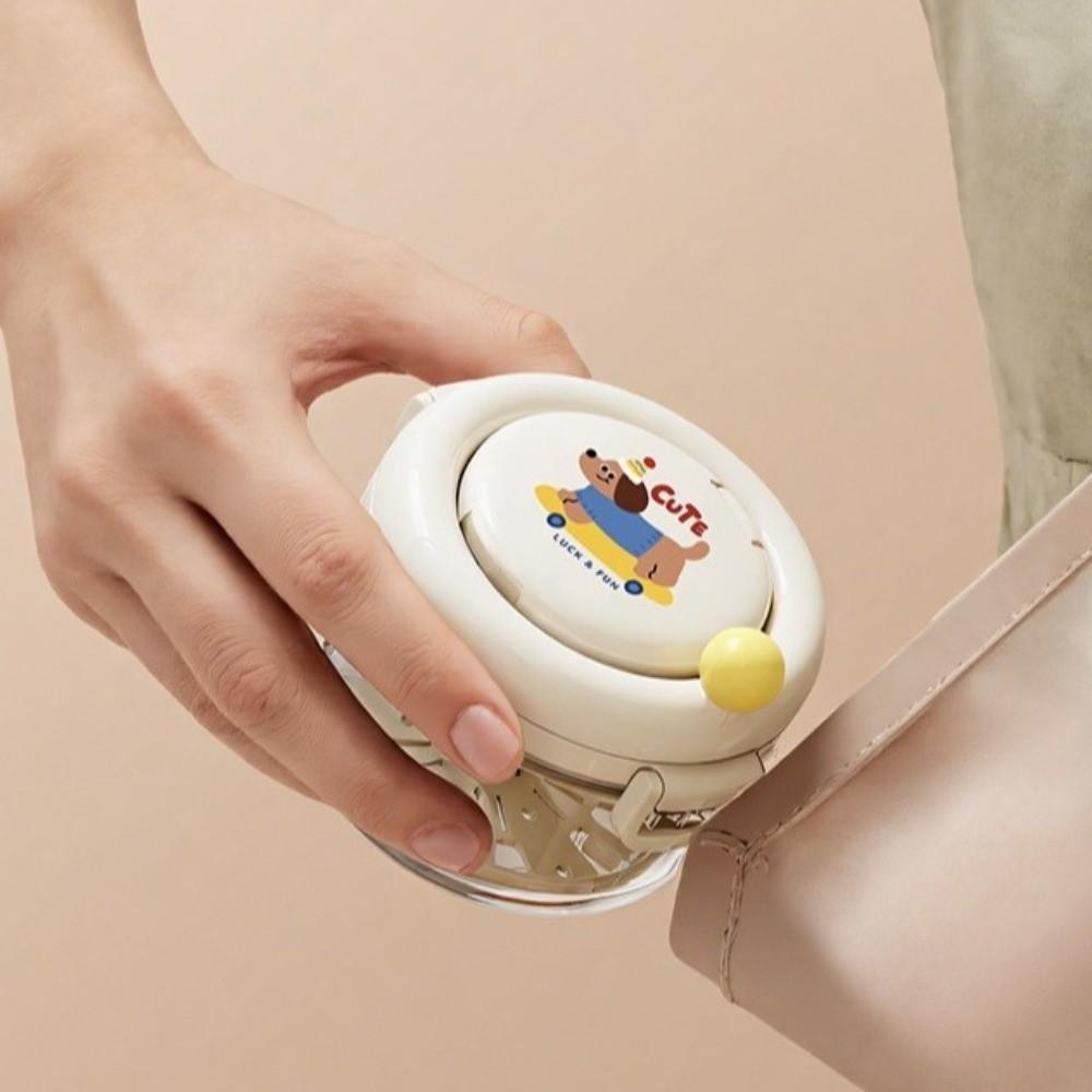 2-in-1 Denture Cleaning Box Hand Cranked Braces Storage Box Orthodontic Retainer Box  Travel Use