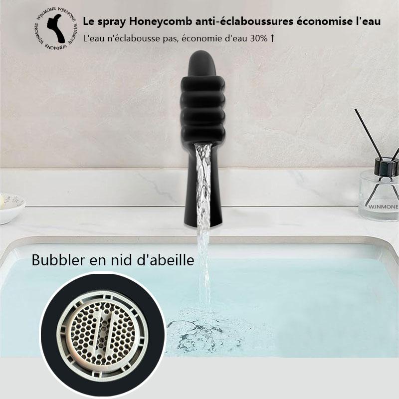 Modern Design Bathroom Sink Faucet Thumbs Bathroom Faucet Brass Mixer Basin Faucet Single Hole Deck Mounted Washbasin Water Taps