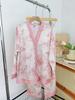 New Pajamas Women's Ice Silk High-end Long-sleeved Trousers Set, Simple Loungewear Can Be Worn Outside