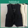 Spring Elevate Your Wardrobe With This Vintage Vneck Vest For Women Short And Sophisticated