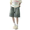 Gerade Jeansshorts für Herren, Sommerhose für Herren, lockere Retro-Jeanshose