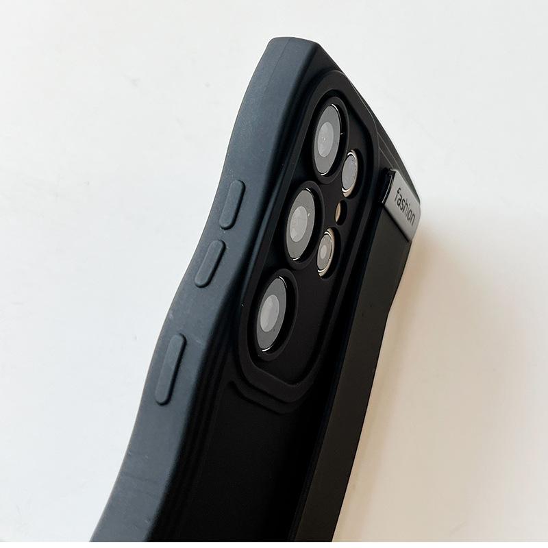 Applicable to Samsung s25 mobile phone case, new big wave wristband s22 personalized bracket a04 anti-drop a13 liquid case