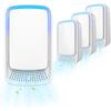 Ionizer Air Purifier(4 Pack), Quiet Negative Ion Plug In Air Purifier, Portable and Efficient Air Ionizers for Home, Bedroom, Office, Kitchen,