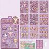 Papper Girls Dress Up Decorative Stickers Multicolor Handbook Stickers  for Kids