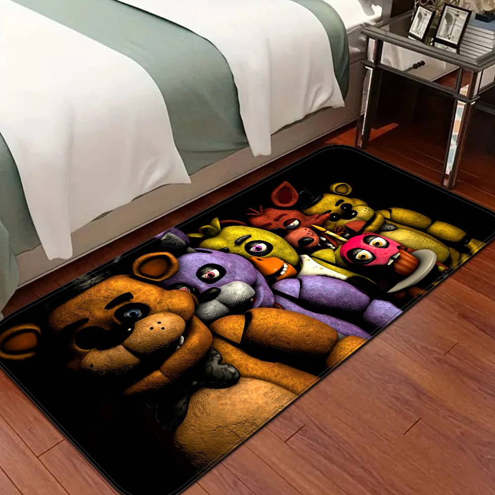 F-Fnaf Five-nights-At-Freddys Bathroom Mat Kids Room Bedroom Decoration Balcony Anti-Slip Doormat Living Room Bedside Area Rugs
