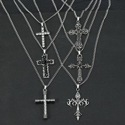 Hip Hop Halskette Schmuck Herren Street Persönlichkeit Hüpfender Legierungsanhänger Pulloverkette