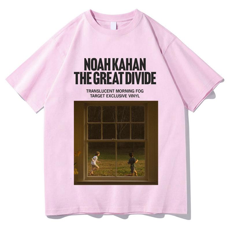 2026 Noah Kahan The Great Divide TShirt Classic Casual Streetwear Fashion Unisex Pure Cotton Fans Tees Graphic Short Sleeve