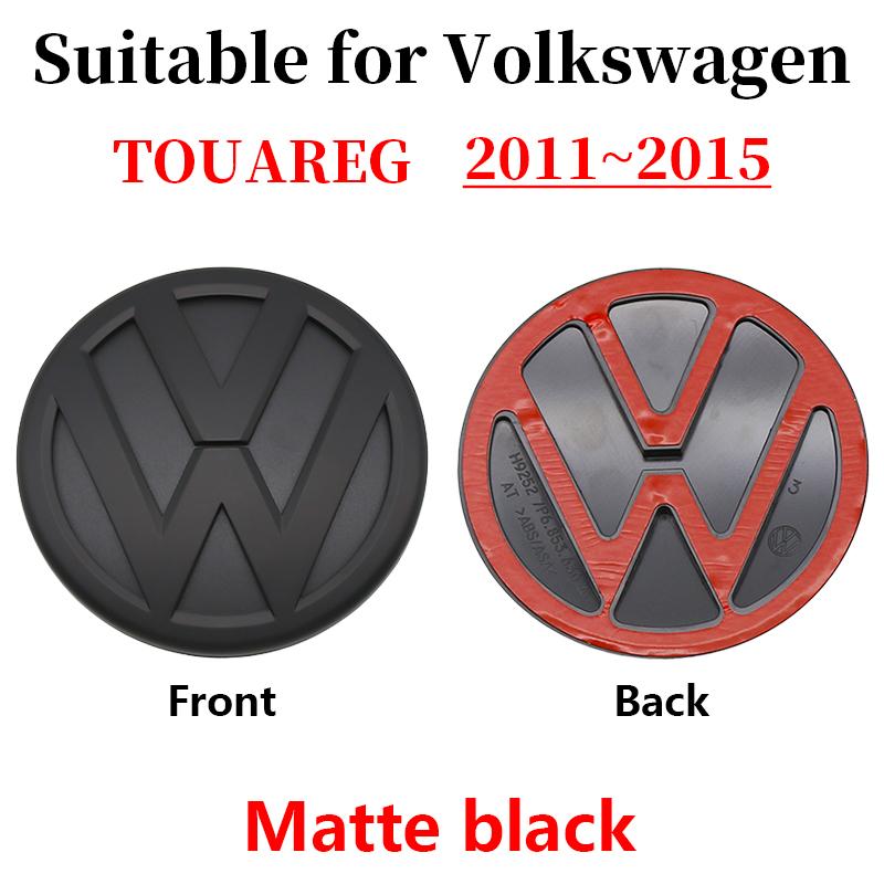 W160For Volkswagen Touareg 2011-2015 Rear Emblem Trunk Badge Logo Rear Tailgate Decal Sticker Compatible With VW Touareg II Facelift