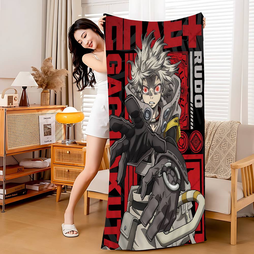 Fantasy Anime Gachiakuta Bath Towel Microfiber Soft Water Absorbing Breathable For Girl Kids Decorative Cartoon Beach Towel