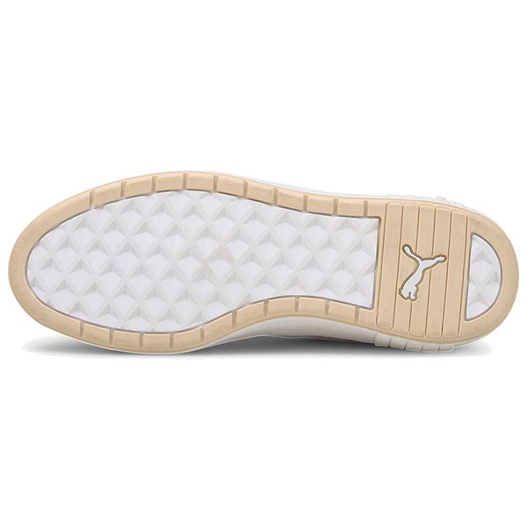 Puma Smash Platform V2 Suede Low-Top Sneakers Women Sneakers Khaki White 373037-06