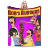 Bob Burgers  Plush Blanket Child  Flannel Throw Blanket For Living Room Warm Soft Design Quality Bedspread Gift