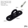 4Pcs Black Stainless Steel Top Hook Wall Bag Ceiling Fan Lamp Roof Fan U-Shaped Hooks
