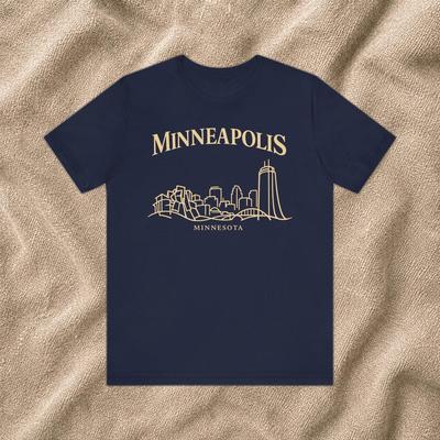 Minneapolis Mn T-Shirt Unisex - Minnesota Travel Souvenir Shirt Gift For Women & Men