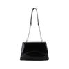 Stylish Casual Shoulder Bag For Women Elegant Simple Crossbody Small Square Bag In Versatile Black White Silver And Fuchsia Colors