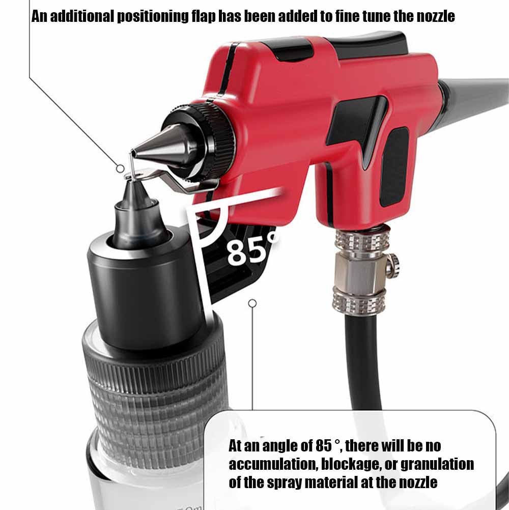DSPIAE PT-AB Vaskefri Airbrush med Tusjholder for Gundam Skalamodeller Maleverktøy Raskt Fargebytte Hobby DIY Håndverksverktøy