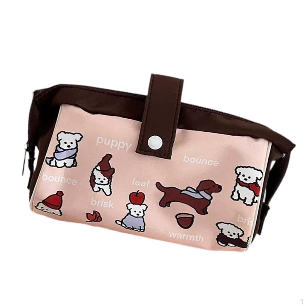 Cute Dog Pencil Cas,Stationery Bag Pen Marker Holder Large Capacity Cartoon Animals Box