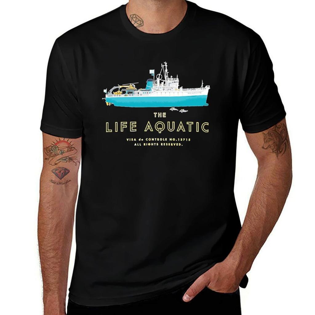 The Life Aquatic With Steve Zissou T-Shirt Moisture Wicking Quick Dry Tee
