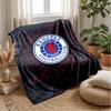 Rangers FC Morbida Coperta in Pile di Flanella Leggera Accogliente Calda Coperta da Lancio per Divano Letto Arredamento per la Casa