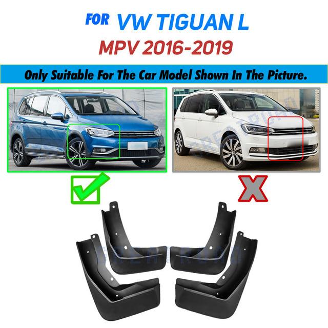 4x Flaps de noroi pentru mașină față spate Apărători de noroi Apărătoare de stropire Flanșe de aripă pentru VW Touran 2016 2017 2018 Flaps de noroi