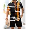 2026 Summer New Men's Short-sleeved Shirt And Beach Shorts Set Running Men's Shorts Everyday Urban Fashion Men's Casual Shirt