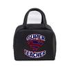 "Teachers Change The World" Pattern Women Men Portable Lunch Bags Funny Books Coffee Pencil Thermal Food Insulation Lunch Bag