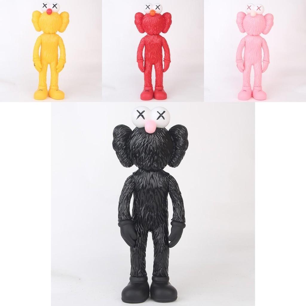 Vibrant 12-inch Kaws Exhibition Sesame Street Kaws Bff Pvc Doll For Collectors