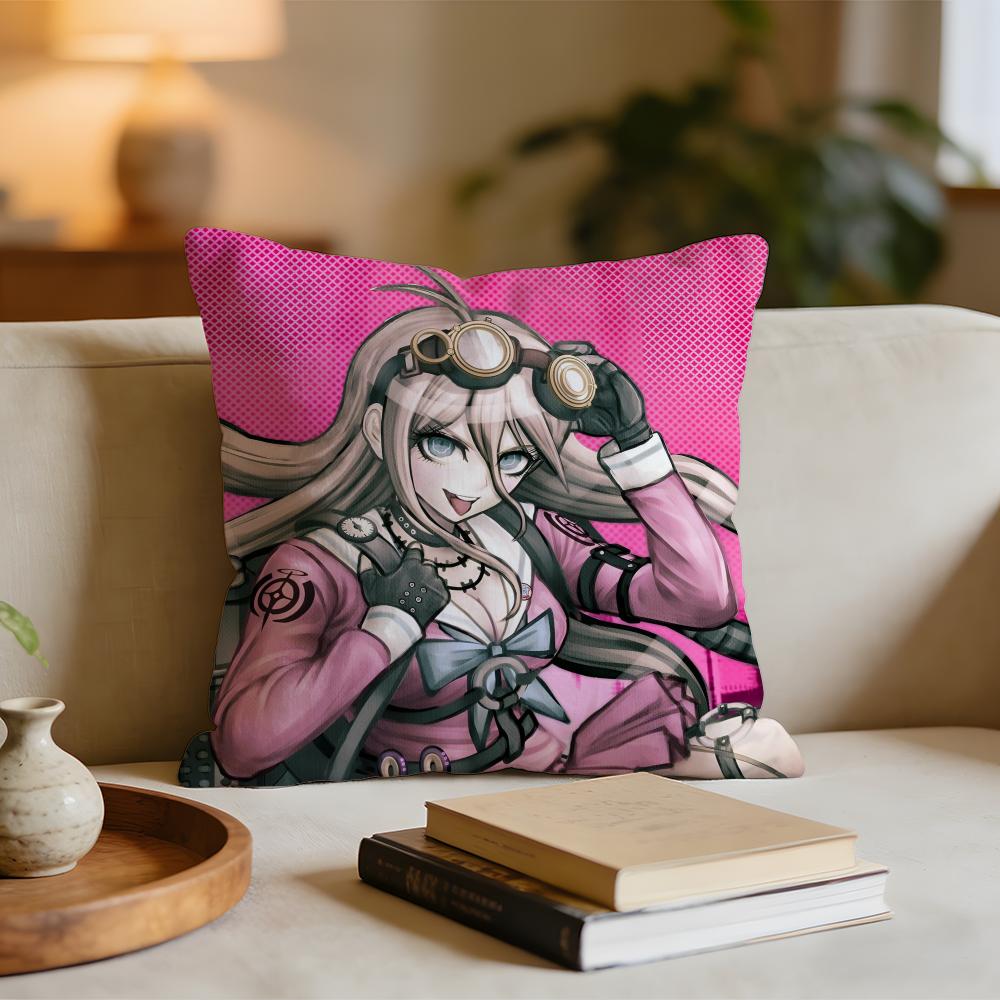 Anime KWaii DDanganronpa Cushion Cover Short plush pillowcase for bed sofa carwashable 30x30cm