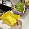 1 PCS Foldable Silicone Colander - Food Grade, Vegetable Fruit Drainer