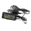 12V Mini LCD Display Digital Thermometer Car Inter/Exter Thermometer Embedded Electronic Digital Thermometer