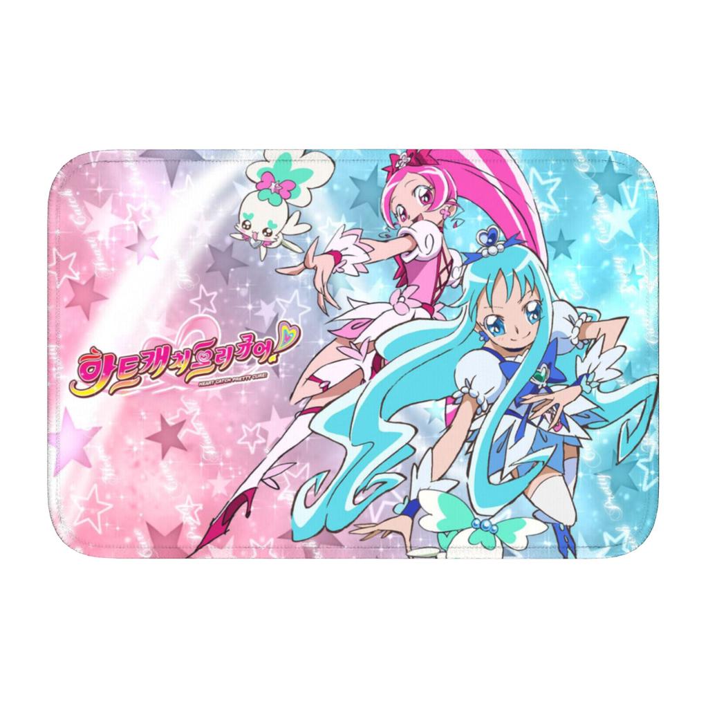 Custom Pretty C-Cures Doormat Non-Slip Entrance Welcome Kitchen Bath Floor Door Mat Sweet Angel Toilet Living Room Carpet Rug