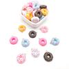 Resin Duck Mushroom Donut Bear Pendant DIY Earrings Keychain Accessories