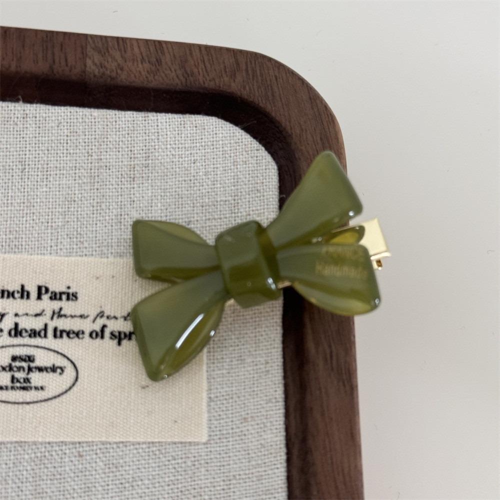 Elegant Bow Hair Clip Korean Duckbill Clip Trendy Hair Accessory