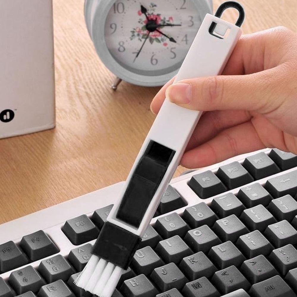 2pcs 2-in-1 Design Window Groove Cleaning Brush Slot Dust Cleaner Window Groove Cleaning