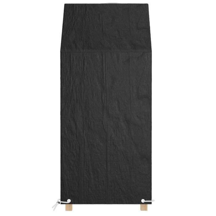 VidaXL Housses de chaise de jardin 2 pcs 8 œillets 65x65x110-150 cm PE 3155387