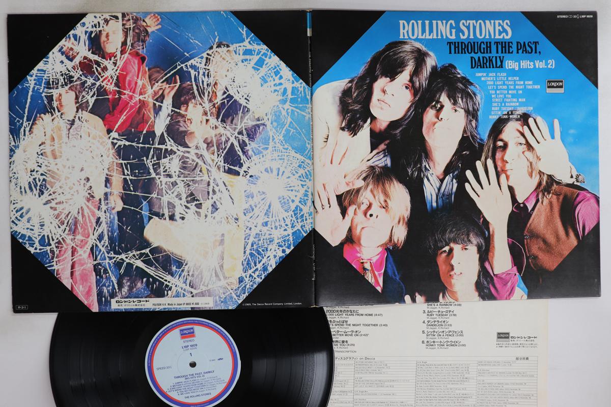

LP Record ROLLING STONES - Through The Past, Darkly L18P1809 LONDON 1988 Japan Rock Used