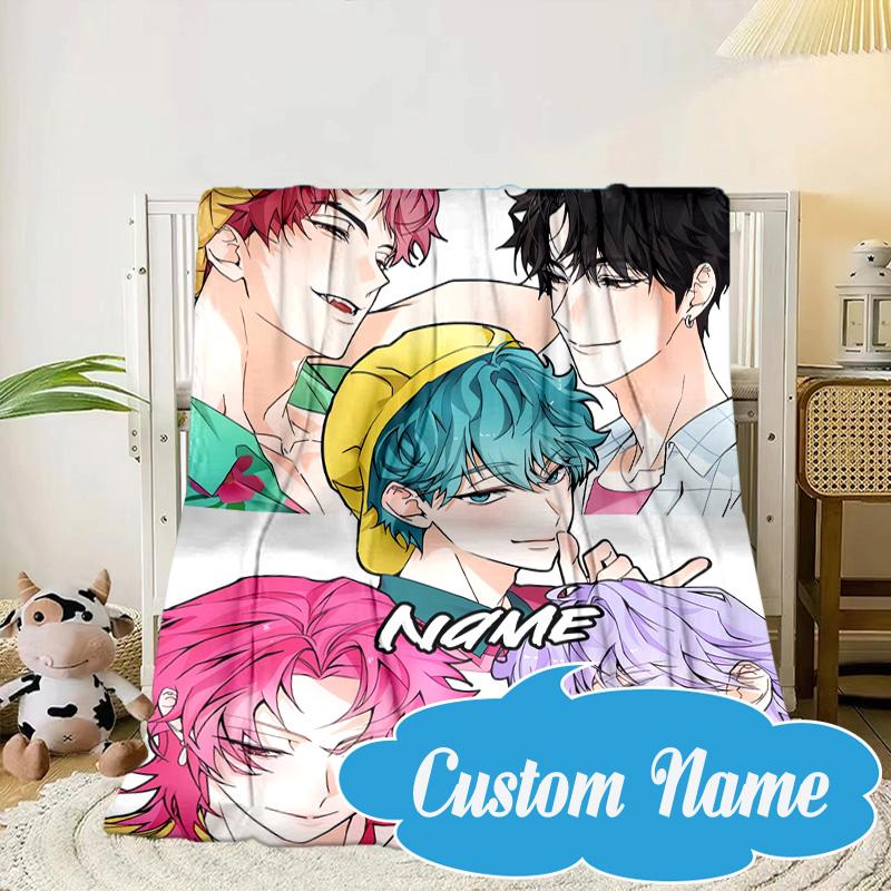 Custom Name K-Pop Idol Dreamscape Blanket bed sofa Blanket Flannel Blanket for Camping, Hiking, Picnic Essentials,gift for Fan family