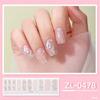 Gradient Nail Art Stickers Full Wrap Nail Stickers Self-Adhesive Nail Art Decals