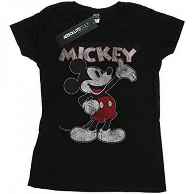 Womens/Ladies Presents Mickey Mouse Cotton T-Shirt