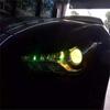 Pair RGB LED Devil Eyes Demon Eye Car Headlight Projector Bluetooth Control