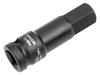 1/2" impact socket, 19mm hex H19, CrMo steel, Waryński
