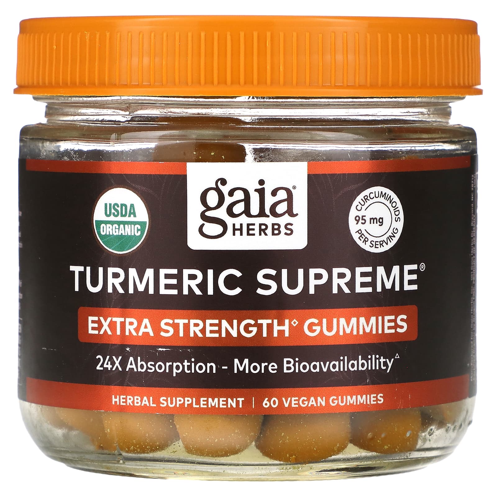 

Turmeric Supreme Extra Strength Vegan Gummies 60 Pieces